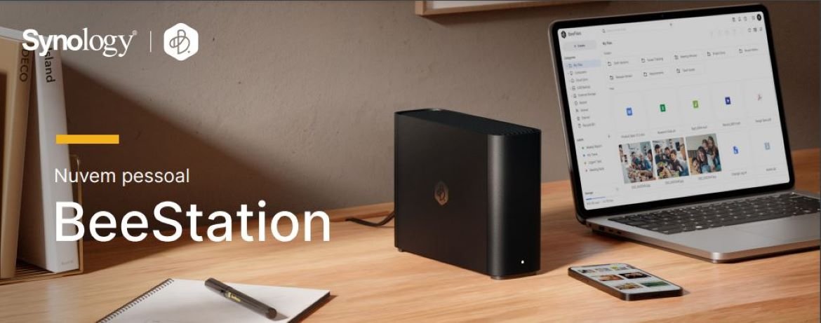 Synology Dispositivo de armazenamento em nuvem pessoal BeeStation